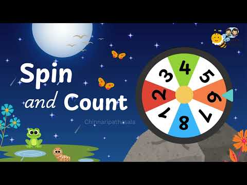 Spin the Wheel to Learn Numbers 1 to 10 | Fun Counting Game for Kids | ChinnariPathasala