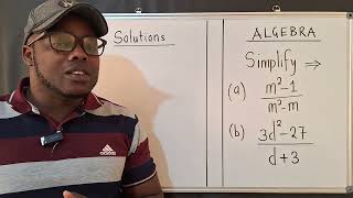 ALGEBRA | Simplify | Expressions.