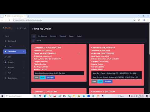 Laundry Management System's demonstration video #introduction #laundry #management #software