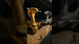 Golden Cobra Themed Airplane 🆚 Silver Cobra Themed Airplane 🐍✈️✨ - Unique Plane Aeroplane 😱👀🛩️