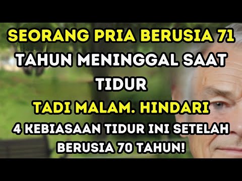 4 Kebiasaan Malam Berbahaya Setelah Usia 70 Tahun! 😱💔 Jaga Kesehatanmu dengan Tips Ini 🛏️🌙
