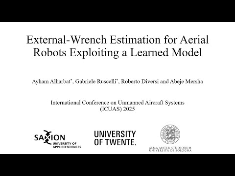 ICUAS 2025 - External-Wrench Estimation for Aerial Robots Exploiting a Learned Model