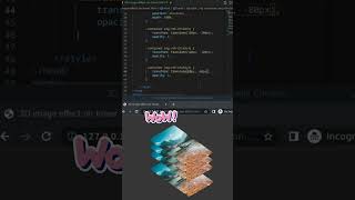 3D Image Effects Using HTML CSS JavaScript 🚀💡|| #webdevelopmenttips #newtrending #technology #hover