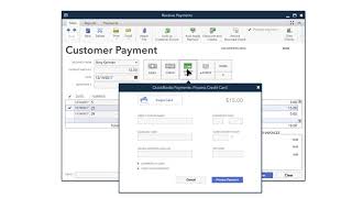 QuickBooks Desktop Payments Receive Payments Using Credit Cards or Bank Transfers
