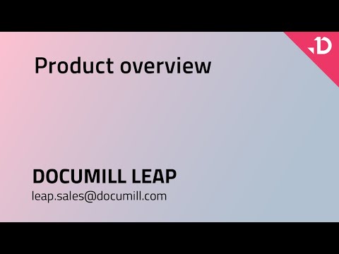 Documill Leap: Product overview