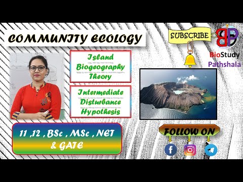 ISLAND BIOGEOGRAPHY & INTERMEDIATE DISTURBANCE HYPOTHESIS || Ecology || Life Sciences