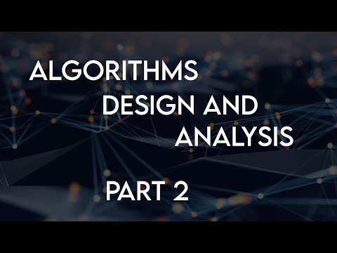 Algorithms design and analysis part 1(2/2)
