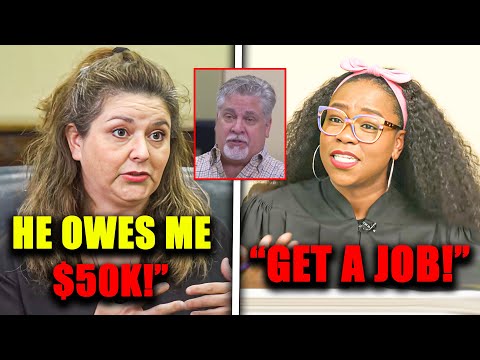 Judge Destroys Woman Who Demands $50K After Divorce