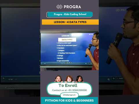 Lesson -4 Data types | Python for Kids & Beginners | #python #education #pythonlearning