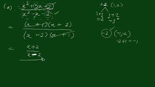 Simplify the rational expression 