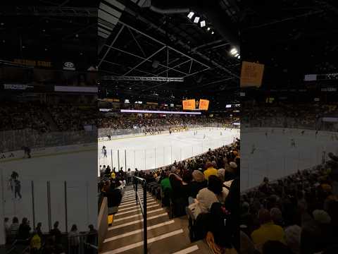 Ice scrapping at Mullet Arena Ice hockey play day|Arizona state university#cheerleader#viralvideo