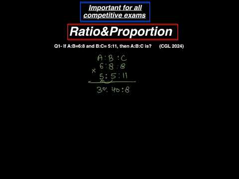 Ratio and proportion trick #trickshots #youtubeshort #competitiveexams #competition #ambitionchasers