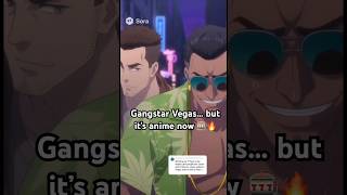 Super fun request! #gangstar #anime #sora #sora2 #ai