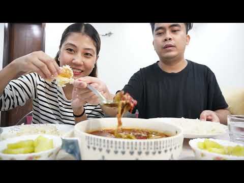 How to cook smoked pork with axone + failed Mukbang!!
