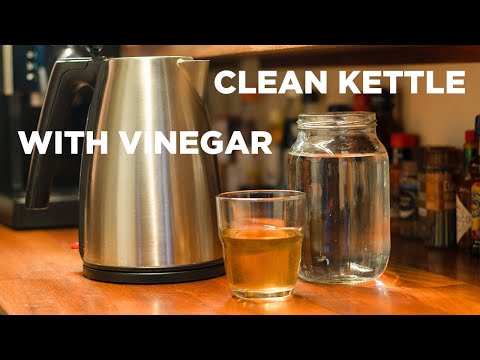 How to Descale Kettle With Vinegar | The quickest way possible