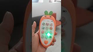 CUTE LEARNING PHONE TOY #digitallearning #satisfying #soundeffects #shortsvideo #phonetoy #amazing