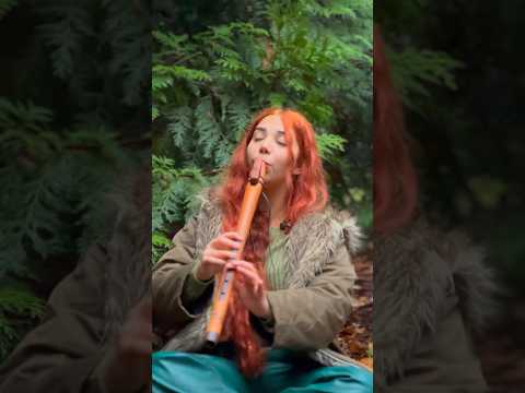 I Love😍Playing Native American Flute in Forest - Relaxing Music  #shorts