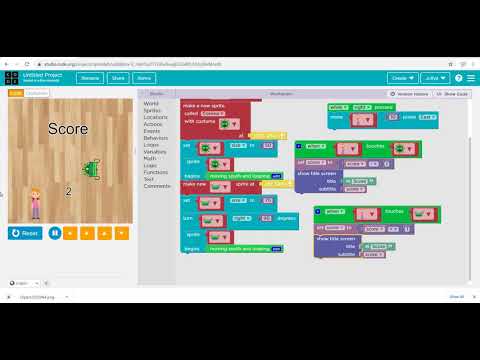 Learn to code and make a corona virus game in code.org - in tamil - coding for kids