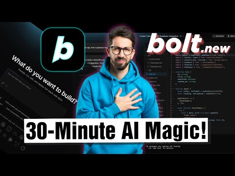 Build a Full Mobile App in 30 Minutes with Bolt.new AI – No Coding Needed!