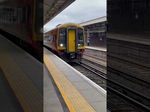 Train at Woking, UK