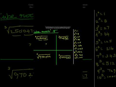 CUBE ROOT TRICKS   #yt  #mathshortcut #shorts #ytshorts #cuberoottrick #aptitude #tnpsc #ssc