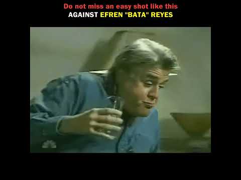 Do Not Miss an Easy shot like this against Efren Reyes