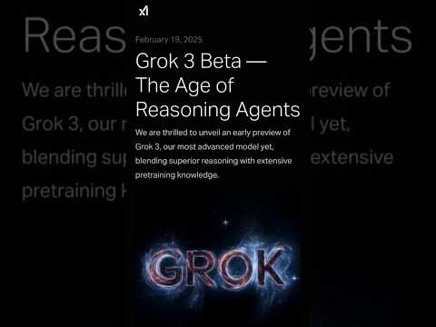 GROK 3 AI Just Beat ChatGPT & Gemini? 😳🤖 #grok3 #xai #ai #elonmusk