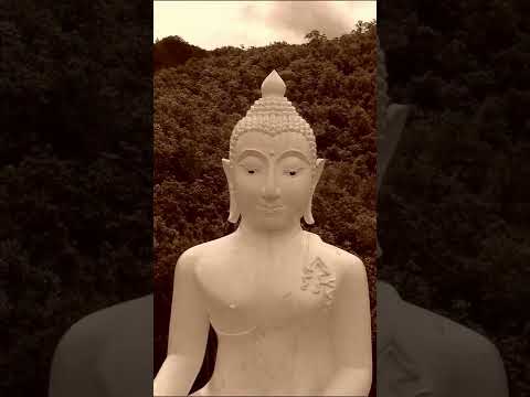 Pai, White Buddha. WAT PHRA THAT MAE YEN, PAI. Temple on the hill - Thailand #pai #shorts #thailand