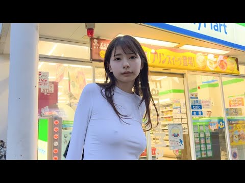 【ノーブラ散歩】コンビニに行こうとしたら目立ちすぎて 2