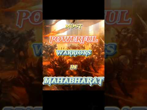 Most Powerful Warriors In Mahabharat💪🗡️🔥😱 #shorts #mahabharat #ytshorts