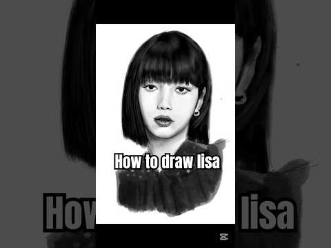 Drawing lisa from blackpink #shots #shotsvideo