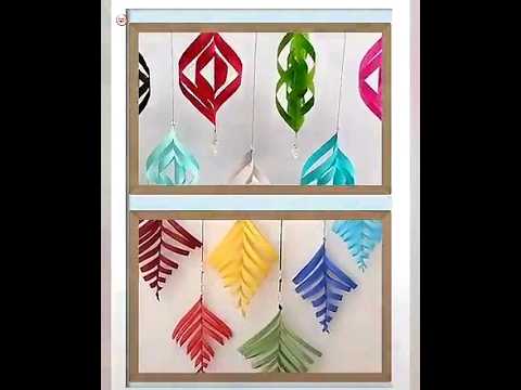 Easy Paper Wall Hanging | Handmade Wall Hanging with paper |#art #papercraft #trending #viral #short