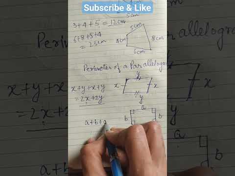 Perimeter or circumference of a Rectangle #solution #maths #ShinyEsha