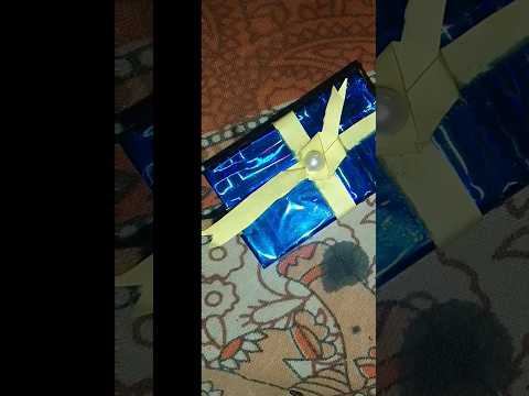DIY Gift Box | How To Make Gift Box ? Easy Paper Craft Idea | #art #craft #shorts #trending