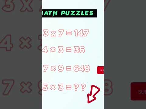 math puzzles | Math short videos | Math yield # #ytshorts #mathematicspuzzles #viral #newshorts #