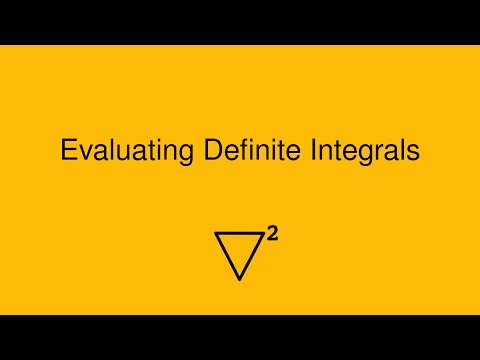 Evaluating Definite Integrals