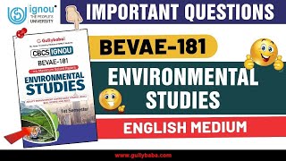 IGNOU BEVAE 181 Solved Guess Paper | BEVAE 181 Previous Year Question With Answers | IGNOU June Exam