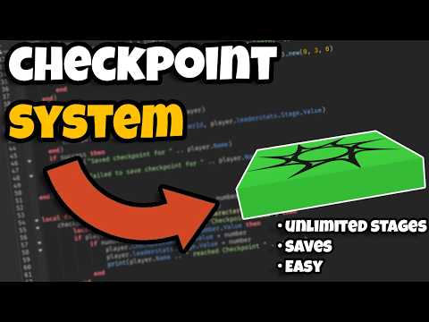 How to Make a Checkpoint System that Saves Progress in Roblox Studio!