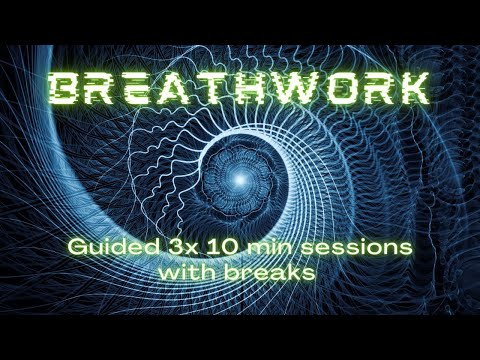 Guided Breathwork 3x 10-minute sessions with breaks