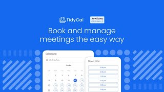 Tidycal Appsumo Lifetime Deal : Best Schedule Smart Software #appsumo #tidycal
