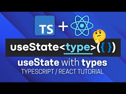 React useState With TypeScript (Typed useState TypeScript Tutorial)
