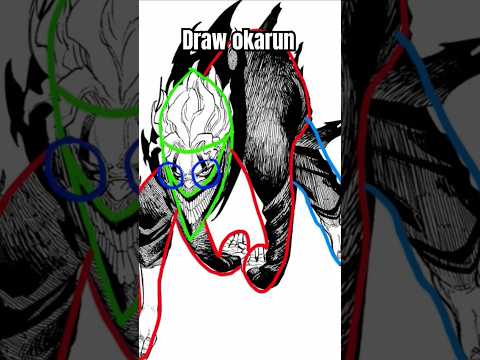 Drawing okarun dandadan|畫畫膽大黨厄卡倫