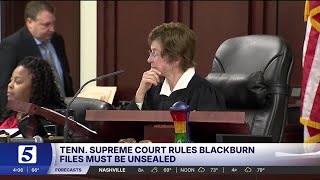 Tenn. Supreme Court rules Blackburn files must be unsealed
