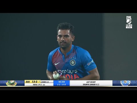 Deepak Chahar 6-7 vs Bangladesh 3rd T20I 2019 Nagpur (Ball By Ball)