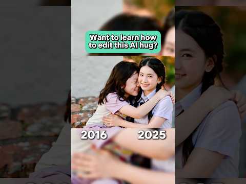 AI Hug Edit Tutorial | Filmora Mobile #filmora #edit #ai