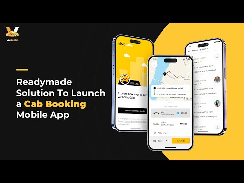 VivoCabs Features Walkthrough |  Readymade Software To Build Cab Booking App