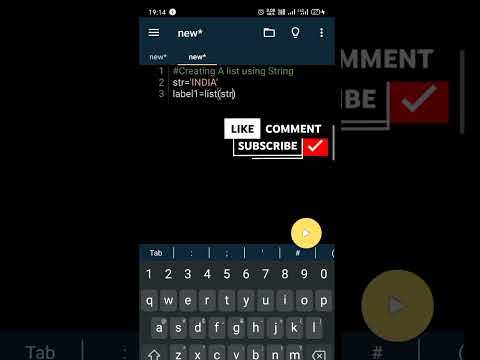 Creating Python List From String. #python #pythonprogramming #pythontutorial