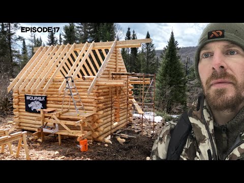 Winter Log Cabin Build on Off-Grid Homestead |EP17|