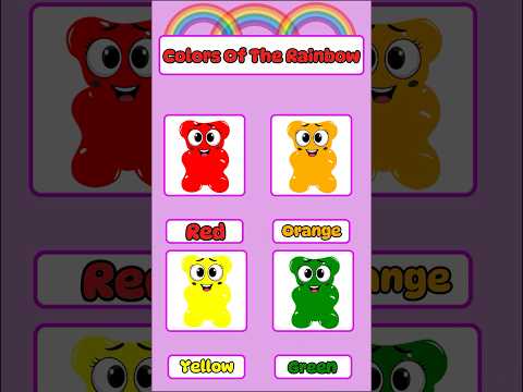 Learn Rainbow Colors! 🌈 Fun & Easy learning for Kids! #rainbowcolors
