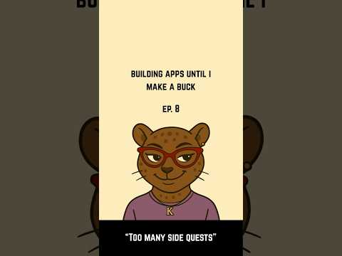 ep. 8 | building apps until i make a $1  #appdeveloper #indiedeveloper #devlog #solopreneur